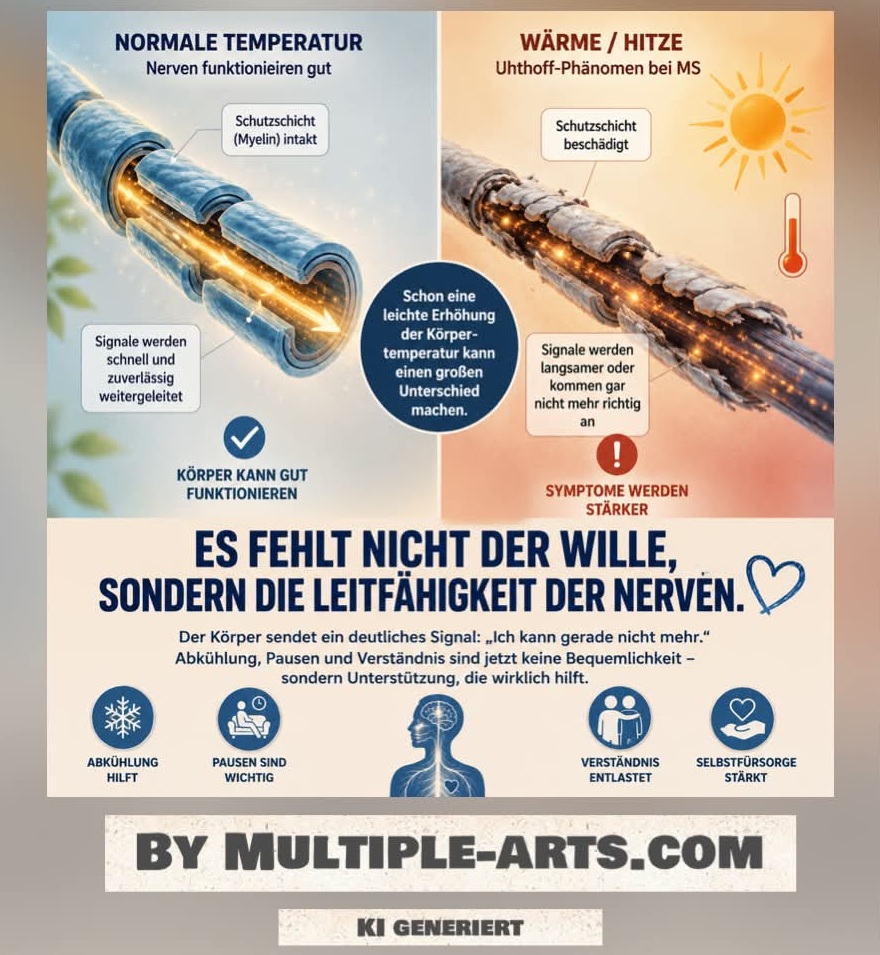uhthoff erklaert grafik - Das UHTHOFF-Ph&auml;nomen bei Hitze: genau erkl&auml;rt