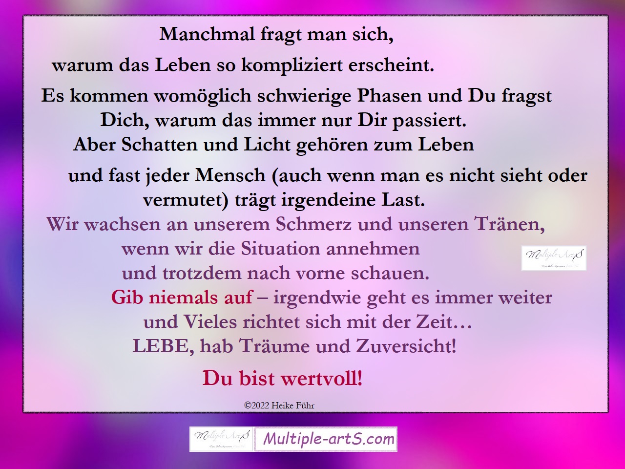 Manchmal Fragt Man Sich Sprüche multiple-arts.com