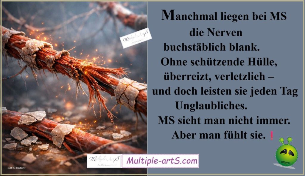 manchmal liegen die nerven blank 1024x590 - Wenn die Nerven m&uuml;de sind &ndash; MS und die Psyche