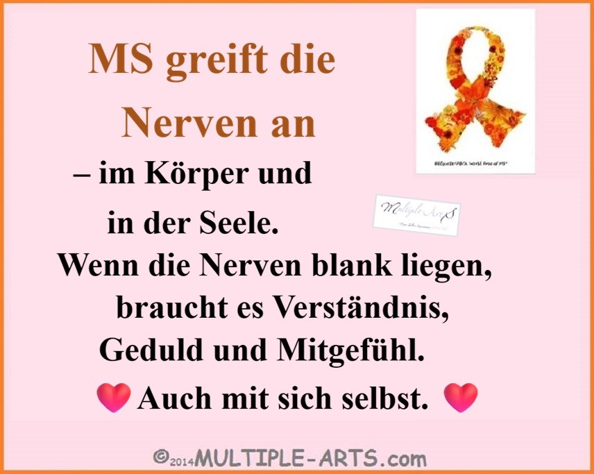 ms greift die nerven an - Wenn die Nerven m&uuml;de sind &ndash; MS und die Psyche