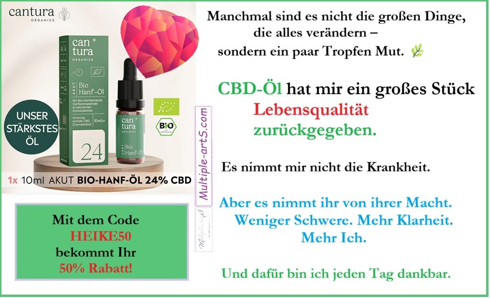 CBD-Öl bei MS und chronischen Erkrankungen – Hoffnungsträger bei Fatigue? CBD Rabatt LebensqualitaetManchmal sind es nicht die grossen Dinge - CBD-Öl bei MS und chronischen Erkrankungen – Hoffnungsträger bei Fatigue?