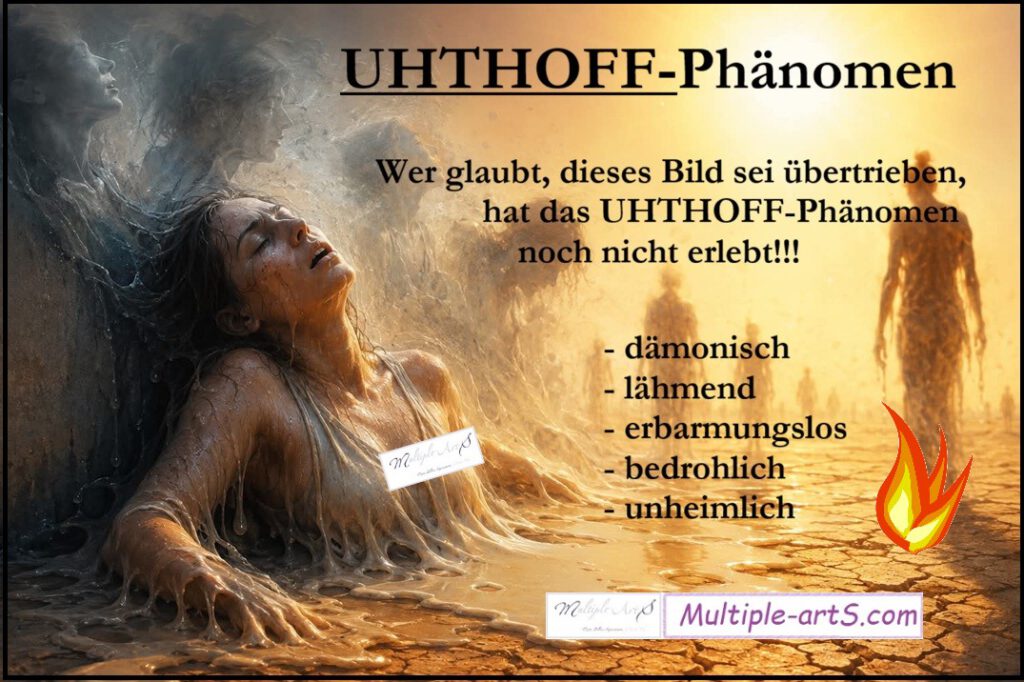 Uhthoff schmelzende hitze daemonisch 1024x682 - Das UHTHOFF-Ph&auml;nomen bei Hitze: genau erkl&auml;rt